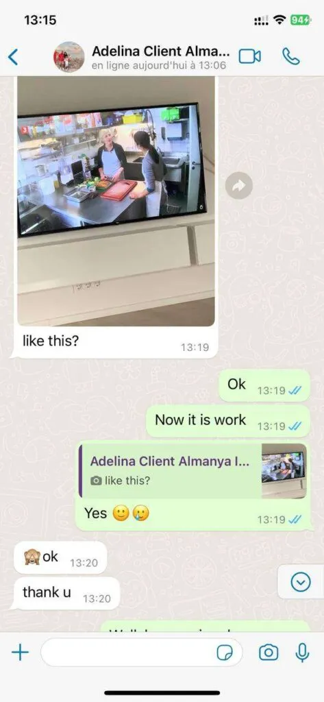 WhatsApp ervaring met Pandora IPTV support 4